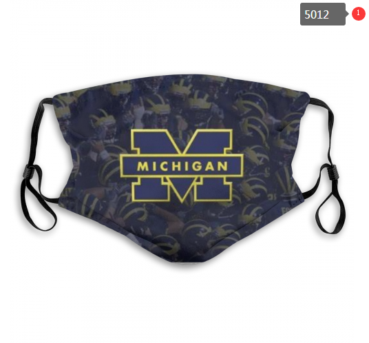 NCAA Michigan Wolverines #3 Dust mask with filter